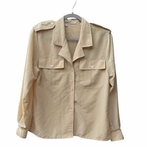 Beige Safari Pocket Women Size M